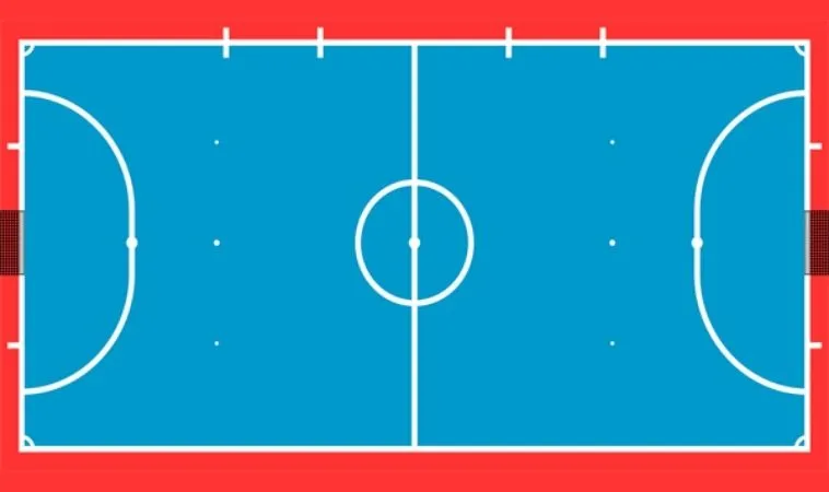 kích thước sân bóng đá futsal